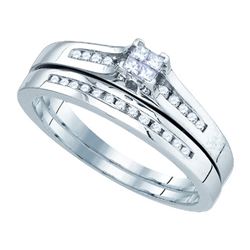 0.35CT Diamond Invisible 10KT Ring White Gold