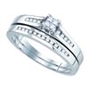 Image 1 : 0.35CT Diamond Invisible 10KT Ring White Gold