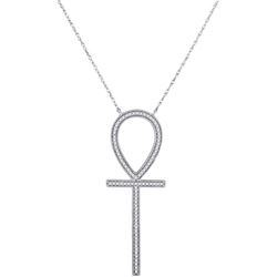 0.25CT Diamond Anniversary 10KT Necklace White Gold