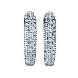 0.20CT Diamond Micro-Pave 10KT Earrings White Gold