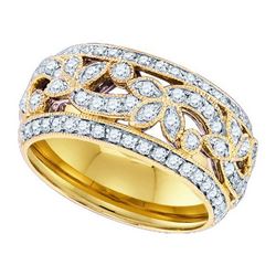 0.75CT Diamond Anniversary 14KT Ring Yellow Gold