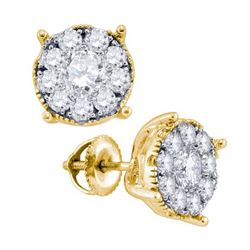 1.0CT Diamond Bridal 14KT Ring Yellow Gold