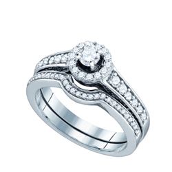 0.75CT Diamond Bridal 14KT Ring White Gold
