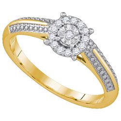 0.10CT Diamond Anniversary 10KT Ring Yellow Gold