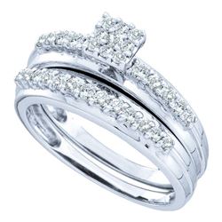 0.50CT Diamond Bridal 14KT Ring White Gold