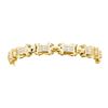 Image 1 : 2.75CT Diamond Mens 14KT Bracelet Yellow Gold