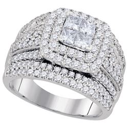 2.0CT Diamond Bellagio 14KT Ring White Gold