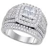 Image 1 : 2.0CT Diamond Bellagio 14KT Ring White Gold