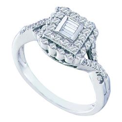 0.25CT Diamond Anniversary 10KT Ring White Gold