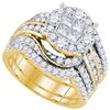 Image 1 : 2.50CT Diamond Soleil 14KT Ring Yellow Gold