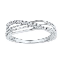0.85CT Diamond Anniversary 10KT Ring White Gold