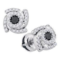 0.50CT Diamond Anniversary 10KT Earrings White Gold