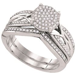 0.35CT Diamond Bridal 10KT Ring White Gold