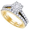 Image 1 : 1.30CT Diamond Jadore 14KT Ring Yellow Gold