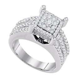 1.50CT Diamond Anniversary 10KT Ring White Gold