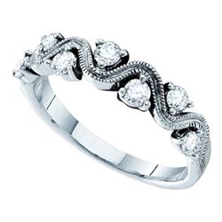 0.25CT Diamond Anniversary 10KT Ring White Gold