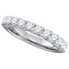 Image 1 : 1.0CT Diamond Anniversary 14KT Ring White Gold