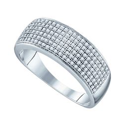 0.50CT Diamond Mens 10KT Ring White Gold