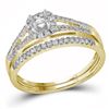 Image 1 : 0.35CT Diamond Semi-Mount 14KT Ring Yellow Gold