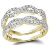 Image 1 : 0.75CT Diamond Enhancer 14KT Ring Yellow Gold