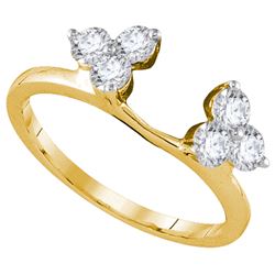 0.75CT Diamond Enhancer 14KT Ring Yellow Gold
