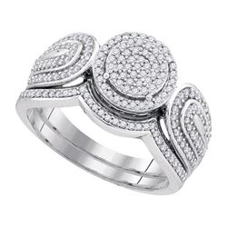 0.50CT Diamond Mirco-Pave 10KT Ring White Gold