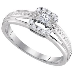 0.20CT Diamond Bridal 10KT Ring White Gold