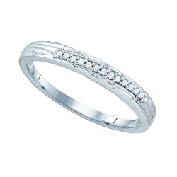 0.02CT Diamond Anniversary 10KT Ring White Gold