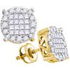 Image 1 : 1.0CT Diamond Soleil 14KT Earrings Yellow Gold