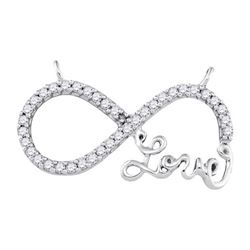 0.20CT Diamond Anniversary 10KT Pendant White Gold