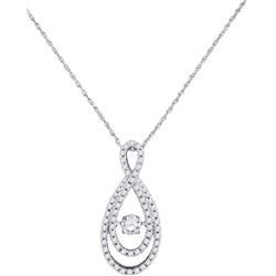 0.75CT Diamond Anniversary 10KT Pendant White Gold
