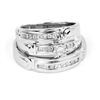 Image 1 : 0.25CT Diamond Trio Set 14KT Ring White Gold