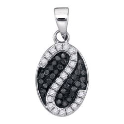 0.25CT Diamond Micro-Pave 10KT Pendant White Gold