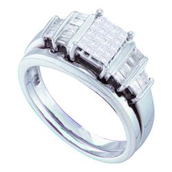 0.50CT Diamond Invisible 14KT Ring White Gold