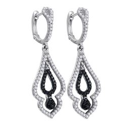0.50CT Diamond Micro-Pave 10KT Earrings White Gold