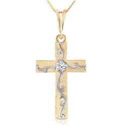 0.05 ctw Diamond Anniversary Necklace Jewelry 14KT Yellow Gold