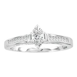 0.25CT Diamond Bridal 14KT Ring White Gold
