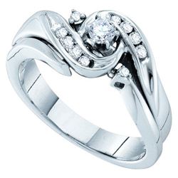 0.25CT Diamond Bridal 14KT Ring White Gold