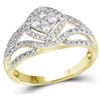 Image 1 : 0.33CT Diamond Invisible 10KT Ring Yellow Gold
