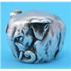 Image 1 : A Faberge 84 zolotnik vodka tot, modelled as an elephant, 2ins....