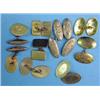 Image 1 : A pair of 15ct gold cufflinks, and 4 pairs of 9ct gold cufflinks...