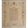 Image 1 : A George IV sampler, by Hannah Holmes, 1829, embroidered with a verse entitled 'On Time' within b...