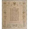 Image 1 : A George IV sampler, by Hannah Holmes, 1829, embroidered with a verse entitled 'On Time' within b...