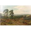 Image 1 : Daniel Sherrin (1868-1940) oil on canvas, Near Bisley Heath, Surrey, signed, 20 x 30 ins....