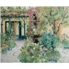 Image 1 : Basil Jonzen (1913-1967) oil on canvas, "The Patio at Hoya Grande", signed and dated '37, 25 x 30...