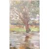 Image 1 : John da Costa (1876-1931) oil on board, Pollarded Tree, Cat 66, 11.5 x 8 ins....