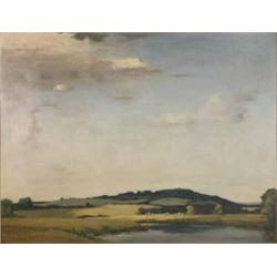 David Murray Smith (1865-1952) oil on canvas, Extensive landscape, signed, 34 x 44 ins....