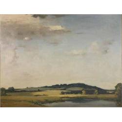 David Murray Smith (1865-1952) oil on canvas, Extensive landscape, signed, 34 x 44 ins....