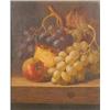 Image 1 : H. S. pair of oils on canvas, Still lifes of fruit, monogrammed, 12 x 10 ins....