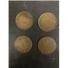 Image 1 : 4 OVERSIZED COPPER PENNIES
